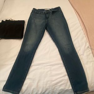 Size 10 Levi Strauss Low Rise Skinny Jeans